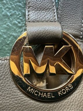 Michael Kors Brown Leather Shoulder Bag beautiful leather